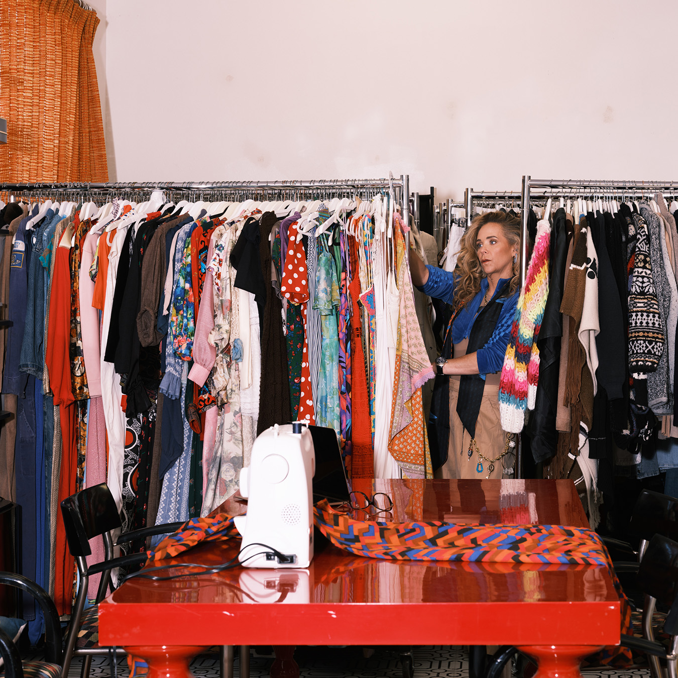 Vintage clothing showroom at The Story